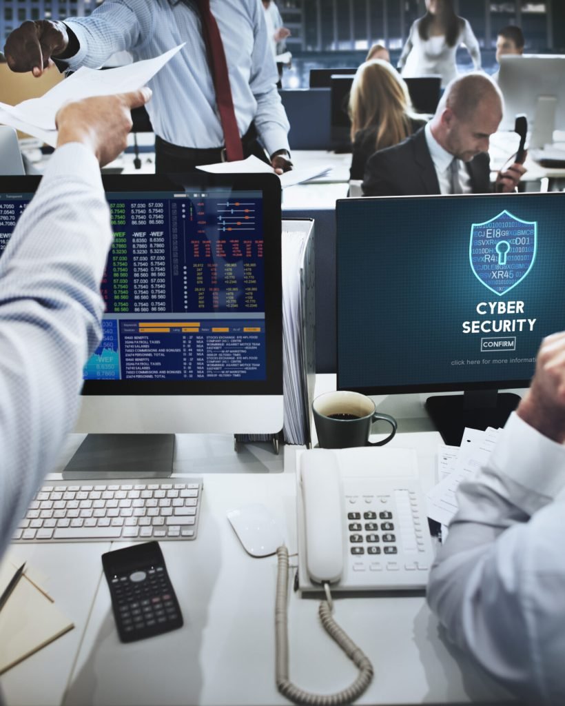 Cyber Security Protection Firewall Interface Concept