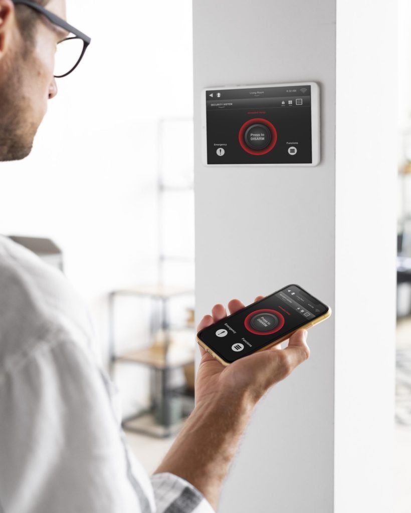person-using-smartphone-his-automated-home